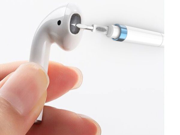 Headphone Cleaning Pen Earplugs Earbuds Mobile Computer Keyboard Cleaning Brush Kit - immagine 7