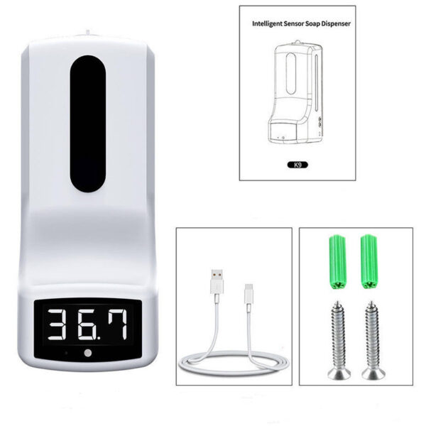 Automatic Induction Disinfection Soap Dispenser Infrared Temperature Measurement - immagine 5