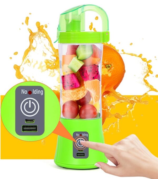 Portable Electric Fruit Juicer Handheld Smoothie Maker Blender USB Rechargeable Mini Juice Cup - immagine 5