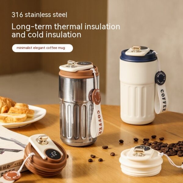 Borraccia Termica Digitale in Acciaio Inox 450 ml - immagine 5