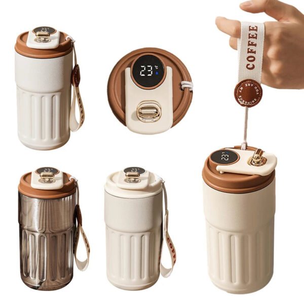Borraccia Termica Digitale in Acciaio Inox 450 ml - immagine 2